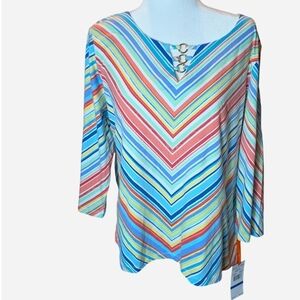 Colorful Chevron Women's Blouse